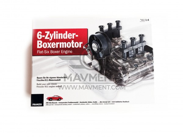 Motore Boxster 6 Cilindri Scala 1/4 - 290 Pezzi